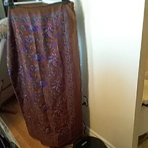 Vintage Paisley Scarf/Shawl OS